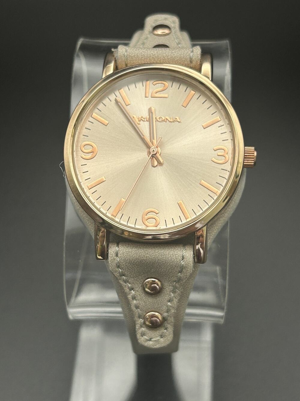 Boho Minimalist Womens Watch Blush Pink Copper Tone Arizona Jean New Battery